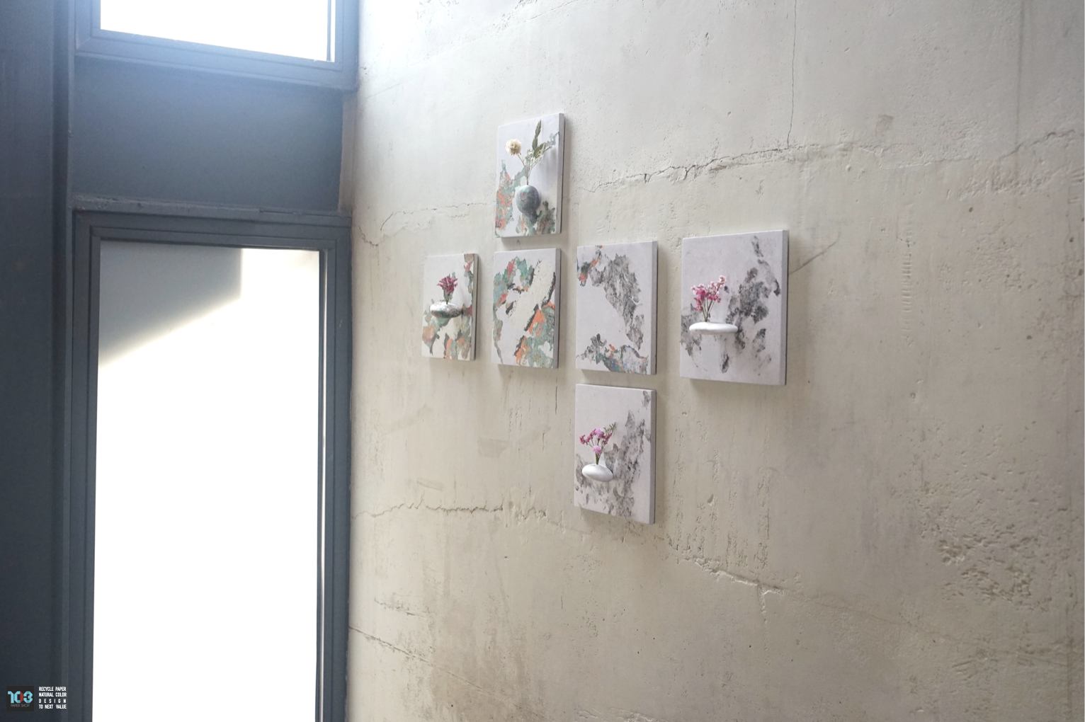 Rak / รักษ์  - Wall Art Decorate (Version 02) -  Our designs give new life to recycled paper and other natural materials,  Handmade sculptures , Which is created piece by piece.