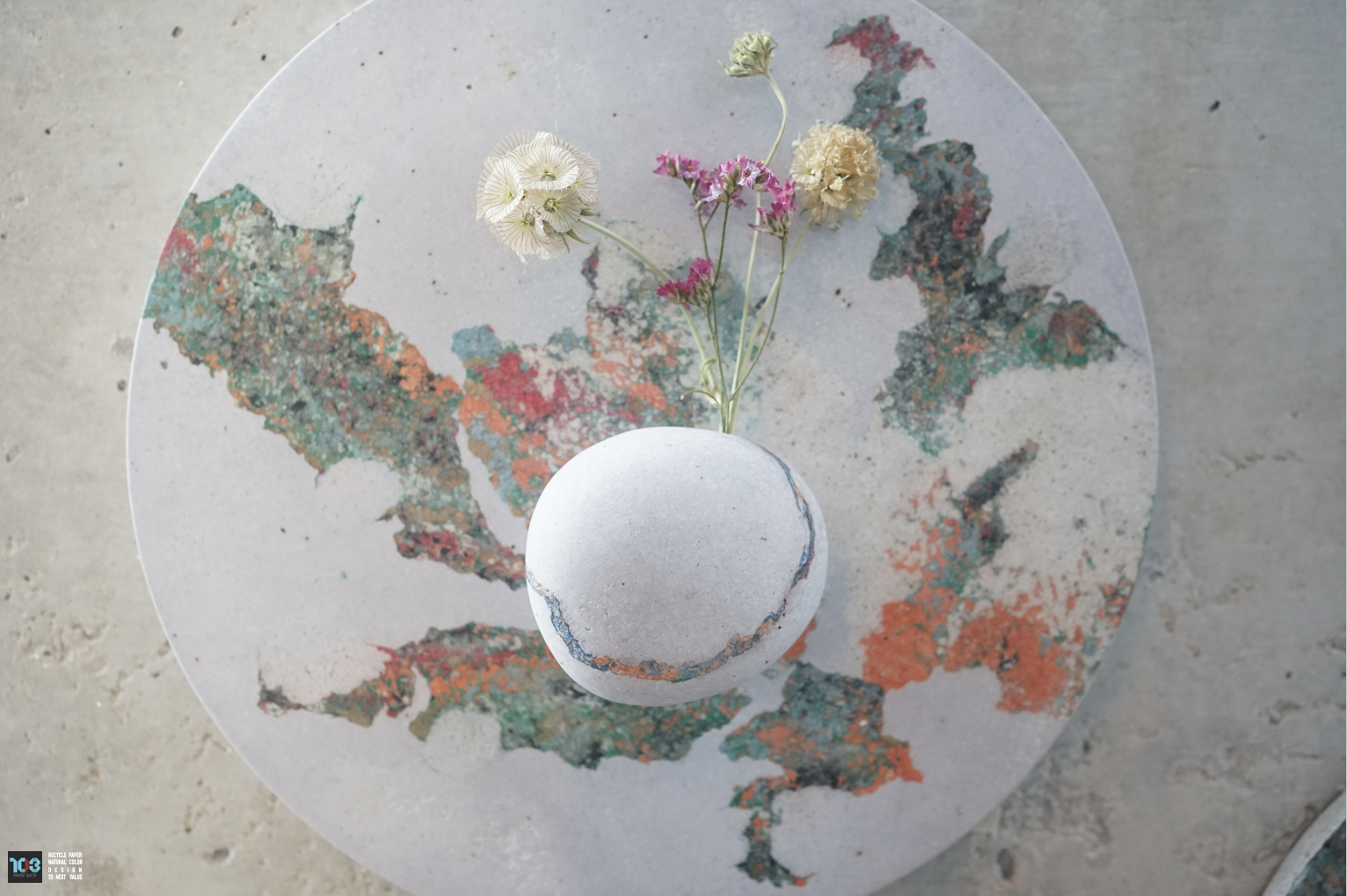 Rak / รักษ์  - Wall Art Decorate (Version 02) -  Our designs give new life to recycled paper and other natural materials,  Handmade sculptures , Which is created piece by piece.