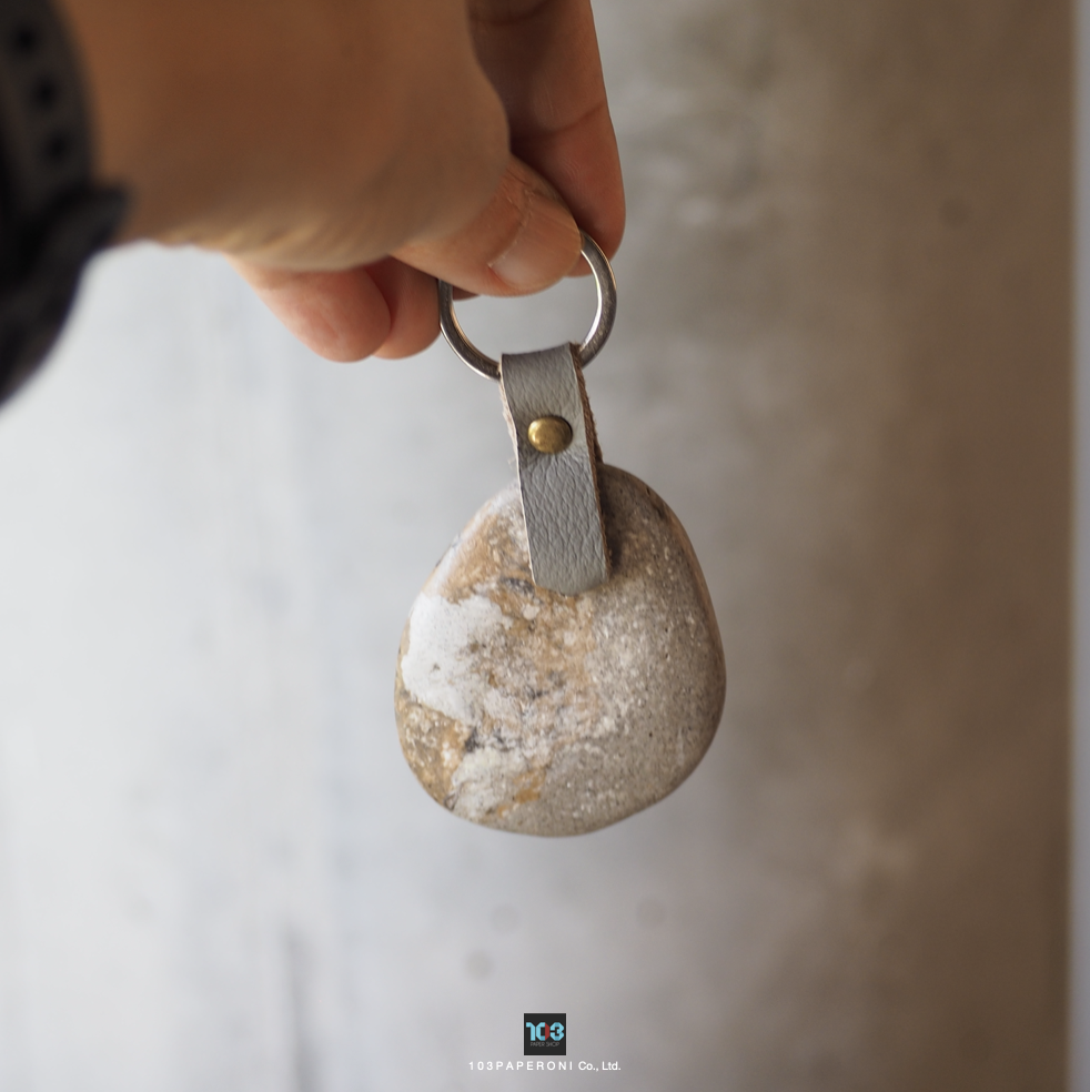 PAPER KEY CHAIN  :   Our designs give new life to recycled paper and other natural materials,  Handmade sculptures , Which is created piece by piece.