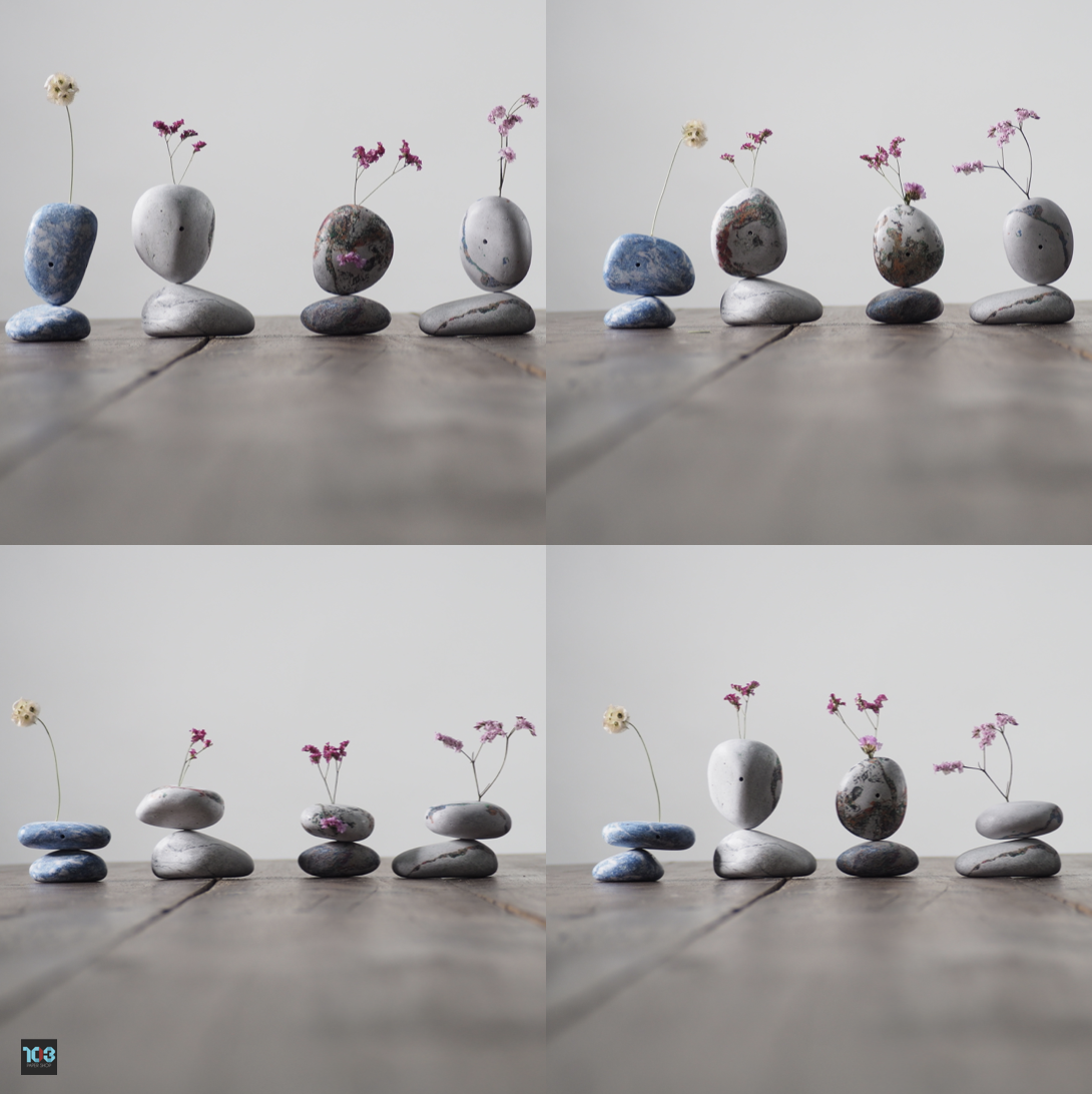 Khun Chom Choei / คุณชมเชย  :  PAPER VASE  -  Our designs give new life to recycled paper and other natural materials,  Handmade sculptures , Which is created piece by piece.