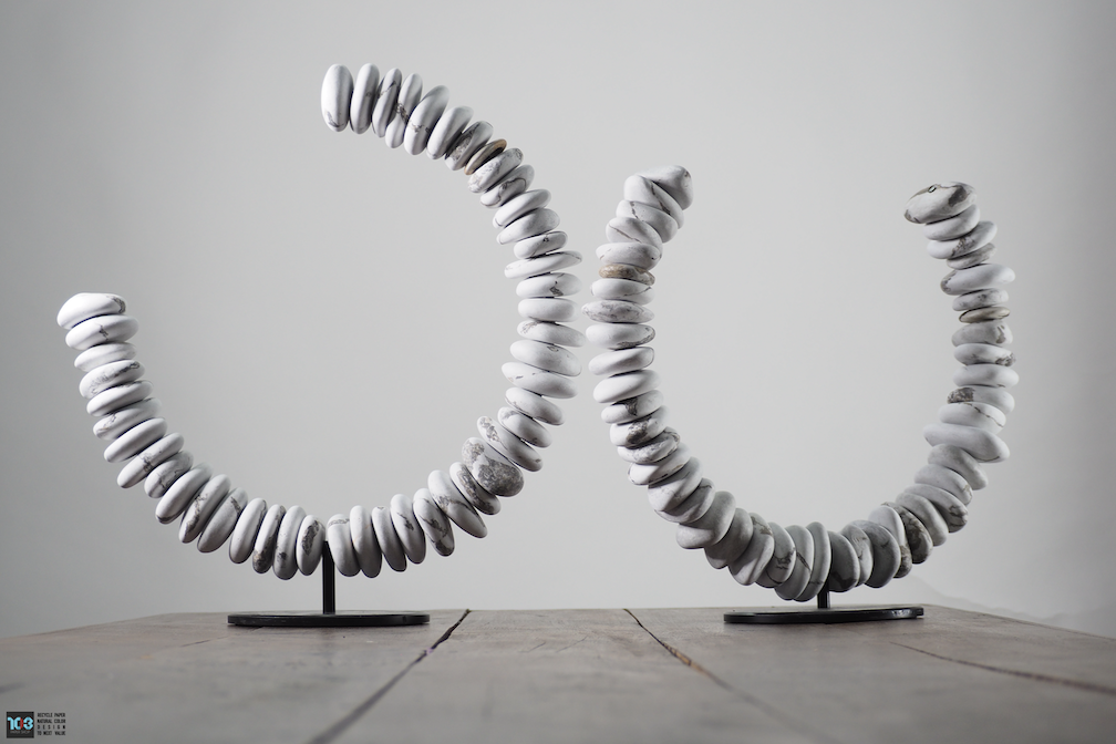 Treung / ตรึง - Paper Sculpture Decorate  -  Our designs give new life to recycled paper and other natural materials,  Handmade sculptures , Which is created piece by piece.